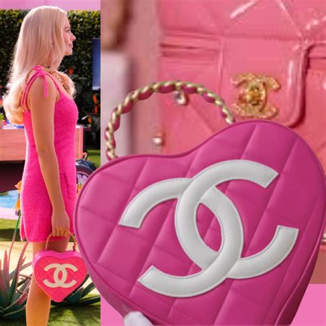 borsa chanel barbie cuore|Barbie movie Chanel purses.